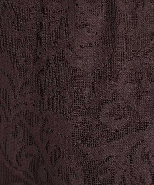 N.(N. Natural Beauty Basic)(エヌエヌナチュラルビューティーベーシック)の「フラワーメッシュ SETUP スカート(スカート・レディース・ブラウン/オフホワイト・フリ-)」の10枚目の写真