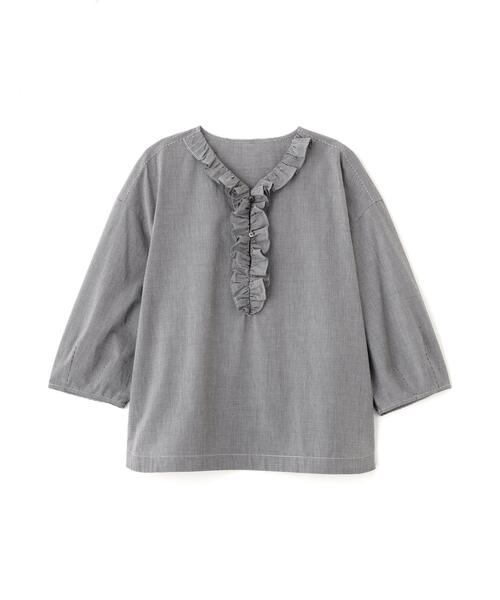 ◇ウォッシュドタイプライターフリルブラウス（シャツ/ブラウス