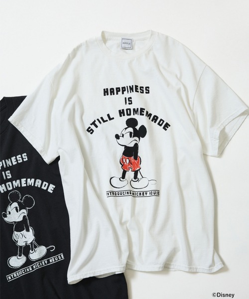 wiffle(ウィッフル)の「WIFFLE / Mickey Short Sleeve T-shirt(Tシャツ/カットソー・メンズ・ホワイト/ブラック・L/M/XL/S)」の1枚目の写真