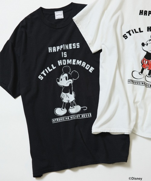 wiffle(ウィッフル)の「WIFFLE / Mickey Short Sleeve T-shirt(Tシャツ/カットソー・メンズ・ホワイト/ブラック・L/M/XL/S)」の2枚目の写真