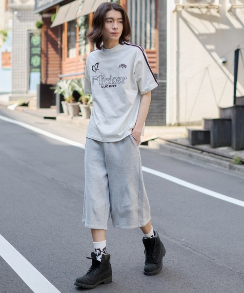 WEGO(ウィゴー)の「WEGO/バルーンスウェットショーツ(スウェットパンツ・メンズ・ブラック/杢グレー・LARGE/MEDIUM)」の14枚目の写真