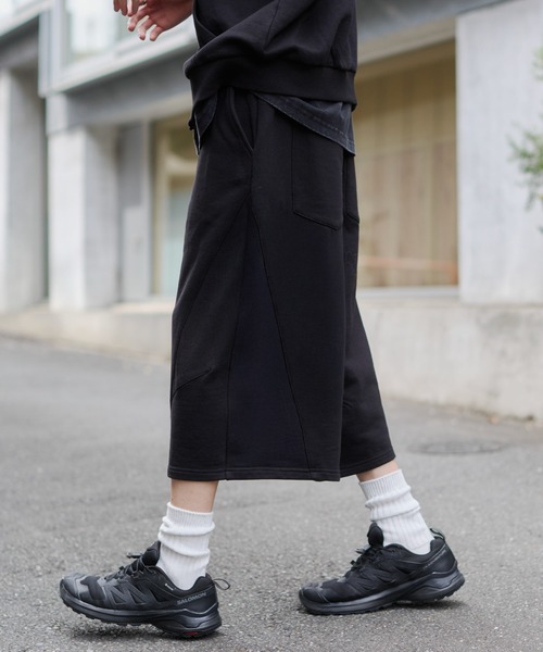WEGO(ウィゴー)の「WEGO/バルーンスウェットショーツ(スウェットパンツ・メンズ・ブラック/杢グレー・LARGE/MEDIUM)」の19枚目の写真