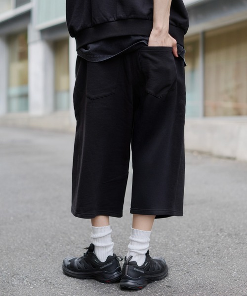 WEGO(ウィゴー)の「WEGO/バルーンスウェットショーツ(スウェットパンツ・メンズ・ブラック/杢グレー・LARGE/MEDIUM)」の21枚目の写真