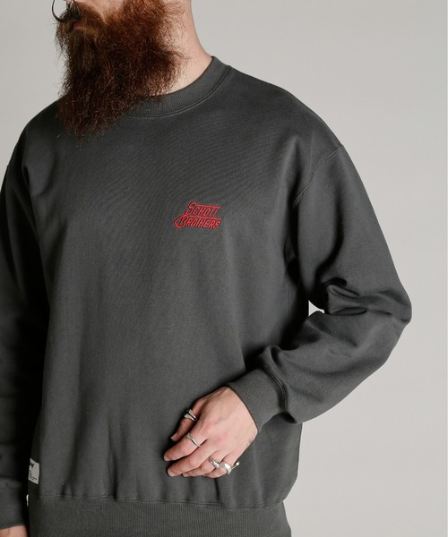 Schott(ショット)の「Schott/ショット/CREW SWEAT HEART LOGO Schott BROS. EMB./クルー 刺繍スウェット ハート ロゴ ショット ブラザーズ(スウェット・メンズ・ダークグリーン/チャコール/ネイビー・L/M/XL/2XL)」の12枚目の写真