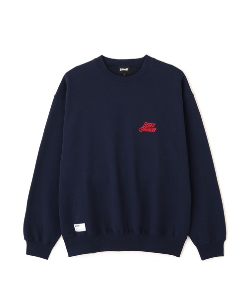 Schott(ショット)の「Schott/ショット/CREW SWEAT HEART LOGO Schott BROS. EMB./クルー 刺繍スウェット ハート ロゴ ショット ブラザーズ(スウェット・メンズ・ダークグリーン/チャコール/ネイビー・L/M/XL/2XL)」の6枚目の写真