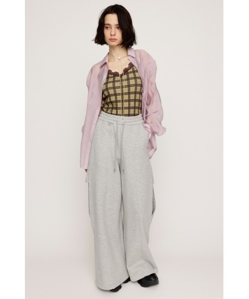 SLY(スライ)の「LIMITED ITEM CHECK PRINT LACE CAMI チェックプリントレースキャミ 春服 夏服(キャミソール・レディース・ベージュ系その他/ブラック系その他2・FREE)」の9枚目の写真