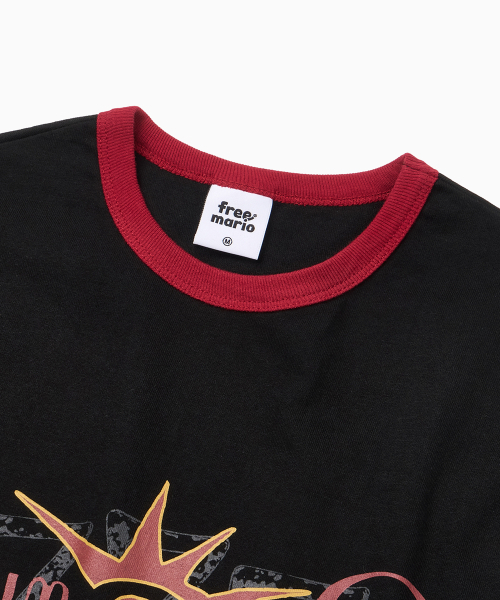 FREEMARIO（フリーマリオ）の「ジャックポットリンガーTシャツ[ブラック]（Tシャツ/カットソー・レディース・ブラック・SMALL/MEDIUM）」の3枚目の写真