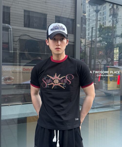 FREEMARIO（フリーマリオ）の「ジャックポットリンガーTシャツ[ブラック]（Tシャツ/カットソー・レディース・ブラック・SMALL/MEDIUM）」の9枚目の写真