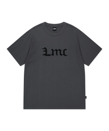 LMC( )��CUT OUT GOTHIC LOGO TEE charcoal(T�V���c/�J�b�g�\�[)