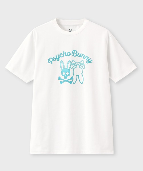 Psycho Bunny(サイコバニー)の「ネオンアートワーク クールマックス Tシャツ(Tシャツ/カットソー・メンズ・ブラック/ライトブルー/ホワイト・LARGE/MEDIUM/SMALL/X-LARGE)」の7枚目の写真