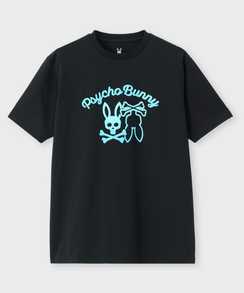 Psycho Bunny(サイコバニー)の「ネオンアートワーク クールマックス Tシャツ(Tシャツ/カットソー・メンズ・ブラック/ライトブルー/ホワイト・LARGE/MEDIUM/SMALL/X-LARGE)」の11枚目の写真