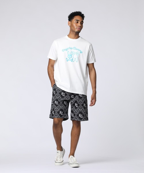Psycho Bunny(サイコバニー)の「ネオンアートワーク クールマックス Tシャツ(Tシャツ/カットソー・メンズ・ブラック/ライトブルー/ホワイト・LARGE/MEDIUM/SMALL/X-LARGE)」の6枚目の写真
