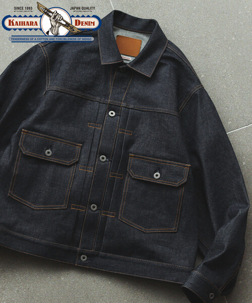 【美品】T. japan デニムジャケット 日本製】JAPAN DENIM TRACKER JACKET/ジャパンデニムトラッカー