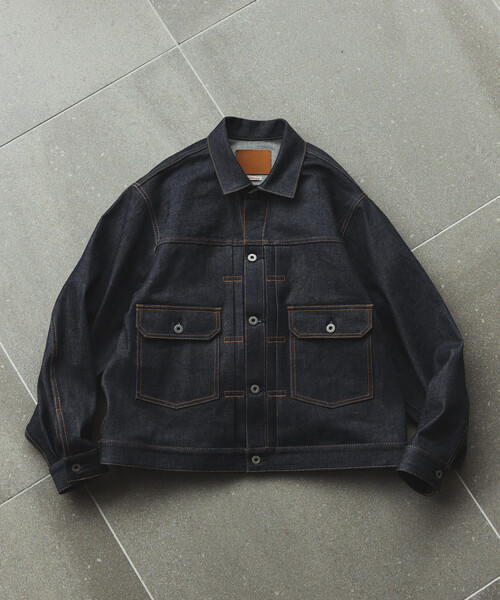 セール】【日本製】JAPAN DENIM TRACKER JACKET/ジャパンデニム
