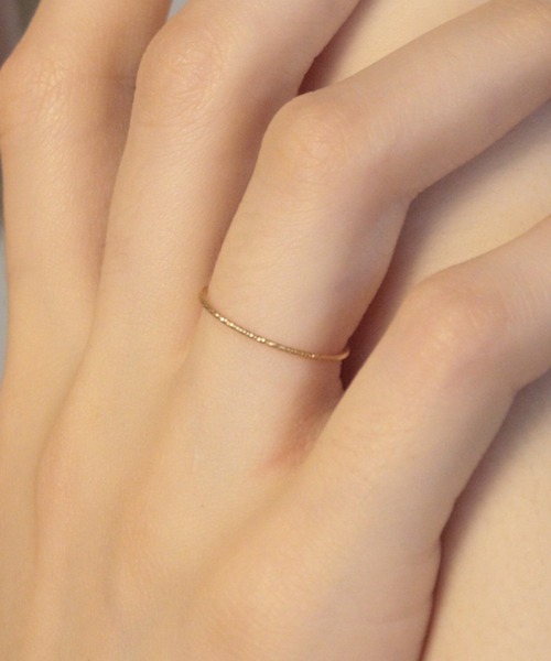 Bilan(ビラン)の「【BILAN】Kirakira Ring/きらきらリング(リング・レディース・ゴールド/ピンクゴールド・11号/9号/13号)」の1枚目の写真