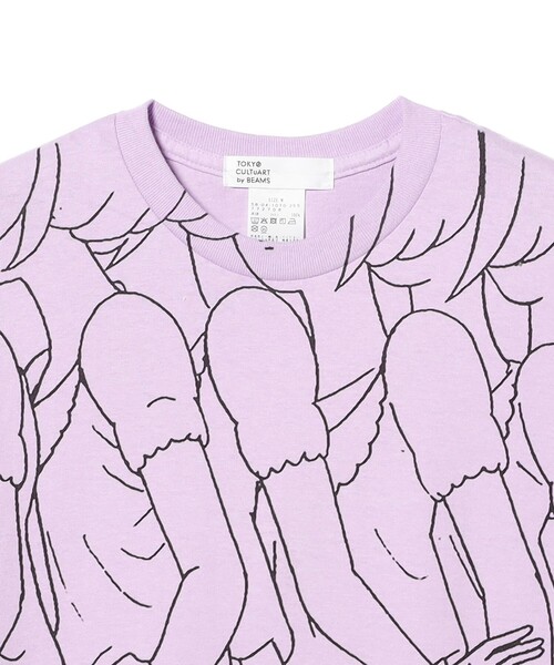 TOKYO CULTUART by BEAMS(トウキョウカルチャートバイビームス)の「水野健一郎 / 仮想世紀エレベーション T-Shirt(Tシャツ/カットソー・レディース・ラベンダー/グリーン系その他・MEDIUM/SMALL/X-LARGE/LARGE)」の14枚目の写真
