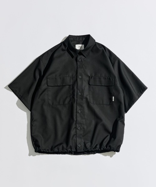 WETTEMPT(ウィテンプト)の「FUNCTIONAL DOUBLE POCKET SHIRT / ファンクショナルダブルポケットシャツ(シャツ/ブラウス・メンズ・ブラック/チャコールグレー・LARGE/MEDIUM/SMALL)」の3枚目の写真