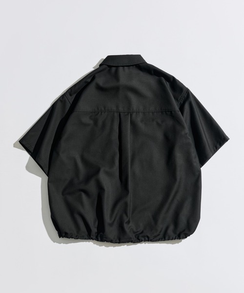 WETTEMPT(ウィテンプト)の「FUNCTIONAL DOUBLE POCKET SHIRT / ファンクショナルダブルポケットシャツ(シャツ/ブラウス・メンズ・ブラック/チャコールグレー・LARGE/MEDIUM/SMALL)」の4枚目の写真