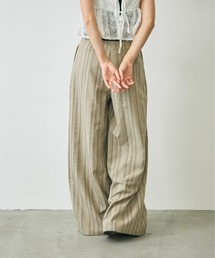 Lunea（ルネア）の「ストライプワイドパンツ（その他パンツ）」
