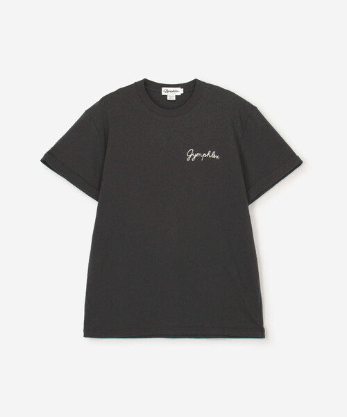 GYMPHLEX(ジムフレックス)の「Gymphlex | 刺繍ロゴTシャツ MEN(Tシャツ/カットソー・メンズ・チャコール/ホワイト・XL/L/M)」の3枚目の写真