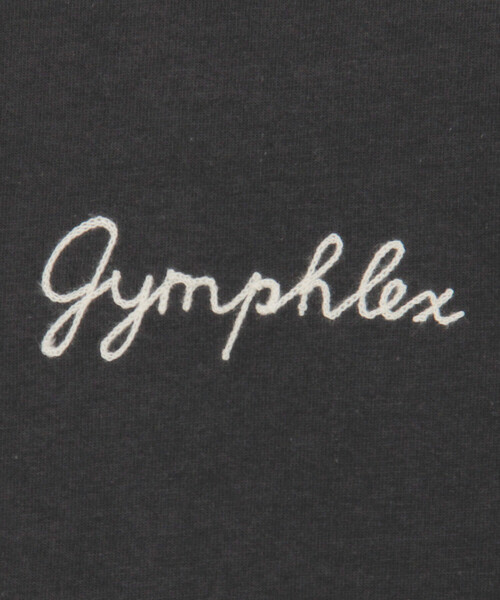 GYMPHLEX(ジムフレックス)の「Gymphlex | 刺繍ロゴTシャツ MEN(Tシャツ/カットソー・メンズ・チャコール/ホワイト・XL/L/M)」の8枚目の写真