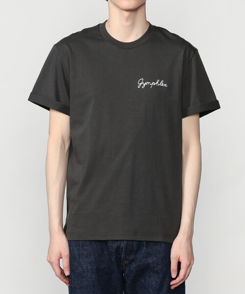 GYMPHLEX(ジムフレックス)の「Gymphlex | 刺繍ロゴTシャツ MEN(Tシャツ/カットソー・メンズ・チャコール/ホワイト・XL/L/M)」の9枚目の写真