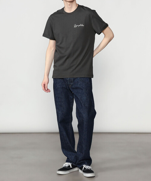 GYMPHLEX(ジムフレックス)の「Gymphlex | 刺繍ロゴTシャツ MEN(Tシャツ/カットソー・メンズ・チャコール/ホワイト・XL/L/M)」の12枚目の写真