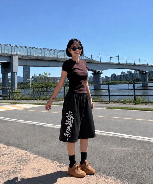 ARTISTWEAR（アーティストウェア）の「[ATW] オートグラフバミューダパンツ - 2COLOR（その他パンツ・レディース・グレー/ブラック・X-LARGE/LARGE/MEDIUM/4XL）」の15枚目の写真