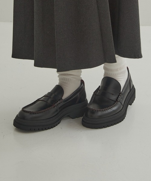 FRED PERRY(フレッドペリー)の「【FRED PERRY】FP LOAFER LEATHER B3439(ローファー・レディース・ブラック・25cm/26cm/27cm/28cm/23cm/24cm)」の7枚目の写真