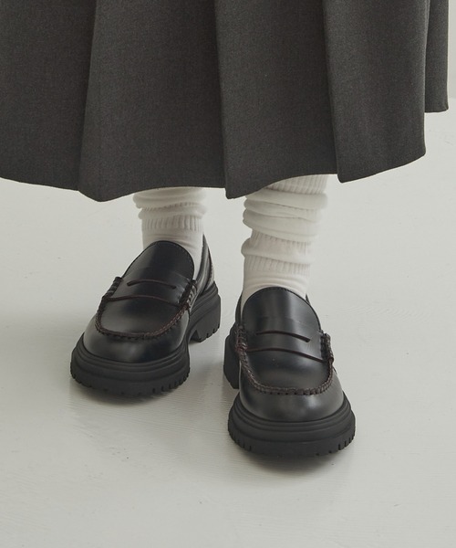 FRED PERRY(フレッドペリー)の「【FRED PERRY】FP LOAFER LEATHER B3439(ローファー・レディース・ブラック・25cm/26cm/27cm/28cm/23cm/24cm)」の6枚目の写真