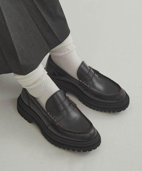 FRED PERRY(フレッドペリー)の「【FRED PERRY】FP LOAFER LEATHER B3439(ローファー・レディース・ブラック・25cm/26cm/27cm/28cm/23cm/24cm)」の5枚目の写真