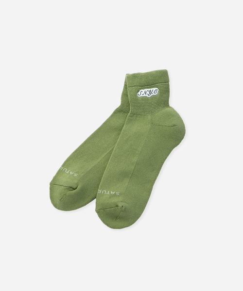 Saturdays NYC(サタデーズ ニューヨークシティ )の「S.NYC Quarter Socks(ソックス/靴下・メンズ・ホワイト/ブラック/ミント・FREE)」の3枚目の写真