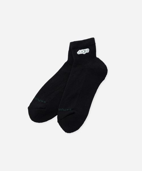 Saturdays NYC(サタデーズ ニューヨークシティ )の「S.NYC Quarter Socks(ソックス/靴下・メンズ・ホワイト/ブラック/ミント・FREE)」の1枚目の写真
