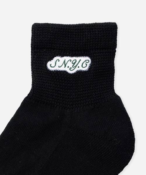 Saturdays NYC(サタデーズ ニューヨークシティ )の「S.NYC Quarter Socks(ソックス/靴下・メンズ・ホワイト/ブラック/ミント・FREE)」の4枚目の写真