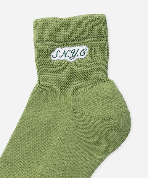 Saturdays NYC(サタデーズ ニューヨークシティ )の「S.NYC Quarter Socks(ソックス/靴下・メンズ・ホワイト/ブラック/ミント・FREE)」の5枚目の写真