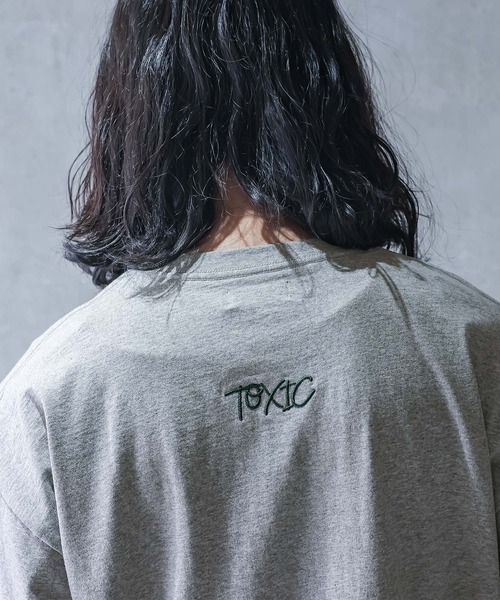 MDR(エムディアール)の「『フラワーフォト刺繍クルーTシャツ』(Tシャツ/カットソー・メンズ・オフホワイト/杢グレー/ブラック・L/M/XL)」の22枚目の写真