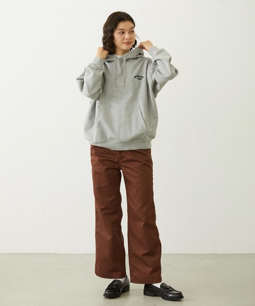 MILKFED.(ミルクフェド)の「COOPER ARCH LOGO SWEAT HOODIE(パーカー・レディース・アッシュ/グリーン/オフホワイト・M/L)」の20枚目の写真