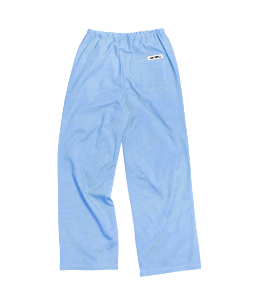 KIJIKO(キジコ)の「ke613. Move Pigment Wide Pants Sky Blue(その他パンツ・レディース・スカイブルー・SMALL/MEDIUM)」の5枚目の写真