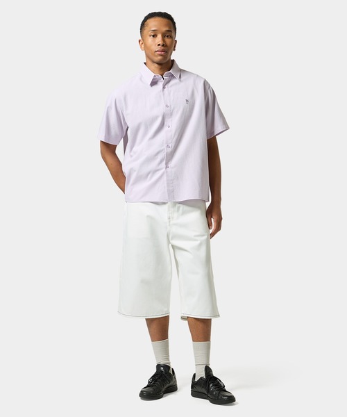HUF(ハフ)の「MEGABLAST SHIRT(シャツ/ブラウス・メンズ・ブラック/ホワイト/ライトパープル・XL/M/S/L)」の5枚目の写真