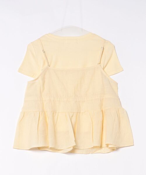LAULEN（ローレン）の「layered pintuck camisole tops /レイヤードピンタックキャミソールトップス（Tシャツ/カットソー・レディース・グレー/ホワイト/ベージュ/イエロー・FREE）」の6枚目の写真