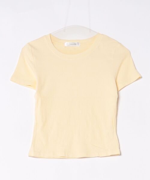 LAULEN（ローレン）の「layered pintuck camisole tops /レイヤードピンタックキャミソールトップス（Tシャツ/カットソー・レディース・グレー/ホワイト/ベージュ/イエロー・FREE）」の5枚目の写真