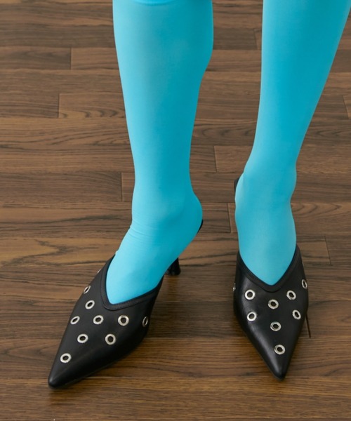 Rohwel（ローウェル）の「Eyelet Pointed Mule / アイレットポインテッドミュール（パンプス・レディース・ブラック・LARGE/MEDIUM/SMALL）」の10枚目の写真