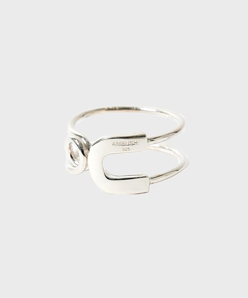 AMBUSH(アンブッシュ)の「【AMBUSH/アンブッシュ】SAFETY PIN RING(リング・メンズ・シルバー・L/XL)」の1枚目の写真