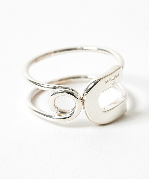 AMBUSH(アンブッシュ)の「【AMBUSH/アンブッシュ】SAFETY PIN RING(リング・メンズ・シルバー・L/XL)」の2枚目の写真