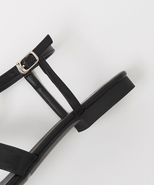 PAES(ペイズ)の「<PAES>SQUARE PANEL サンダル(サンダル・レディース・ブラック・23cm/23.5cm/24cm/24.5cm)」の9枚目の写真