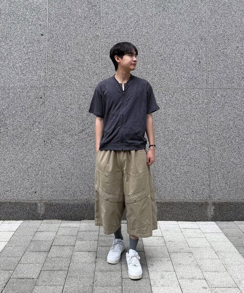 XERO（ゼロ）の「スラブフルジップハーフスウェットシャツ[チャコール]（Tシャツ/カットソー・レディース・その他・MEDIUM/LARGE）」の7枚目の写真