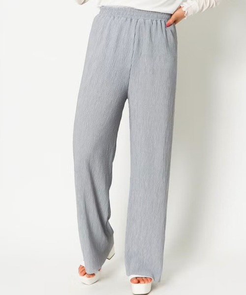 GORGE(ゴージ)の「楊柳プリーツパンツ(その他パンツ・レディース・カーキ/サックスブルー・F)」の2枚目の写真