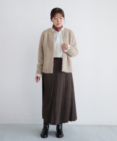 NOMBRE IMPAIR（ノンブルアンペール）の「【予約】ポリレーヨンクロス　レースカフブラウス（シャツ/ブラウス・レディース・ホワイト・FREE）」の6枚目の写真