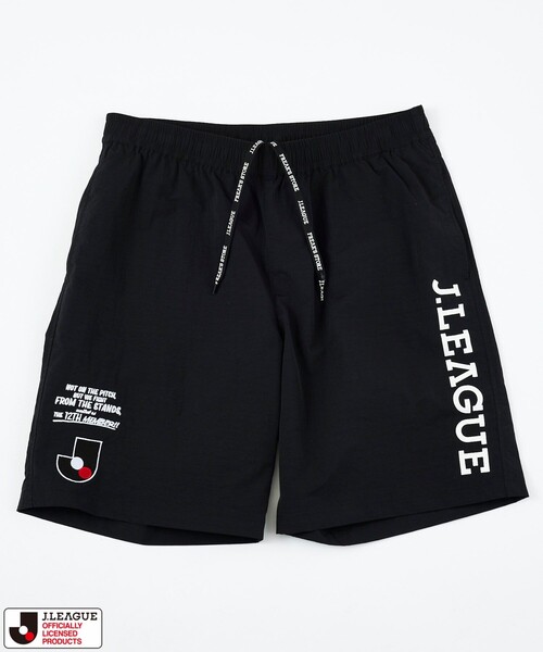 FREAK'S STORE(フリークスストア)の「J.LEAGUE×FREAK'S STORE 別注 SUPPORTERS NYLON SHORTS 【Jリーグオフィシャル】(その他パンツ・メンズ・チャコールグレー/ブラック・MEDIUM/SMALL/LARGE)」の2枚目の写真
