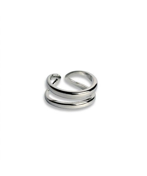 NO ID.（ノーアイディ）の「【NO ID.】Double Line Frame Ring / ダブル ライン フレーム リング（リング・メンズ・シルバー・ONE SIZE）」の6枚目の写真